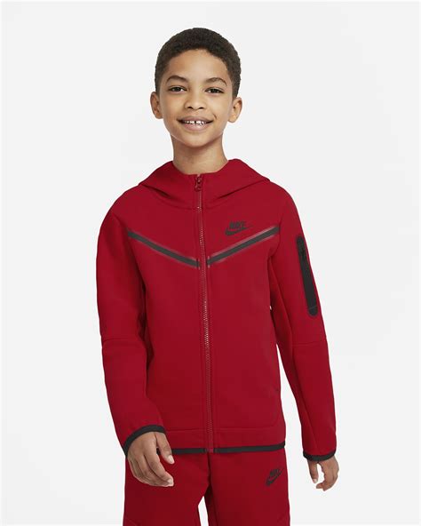 Kids Nike Tech Fleece Zip Hoodie .